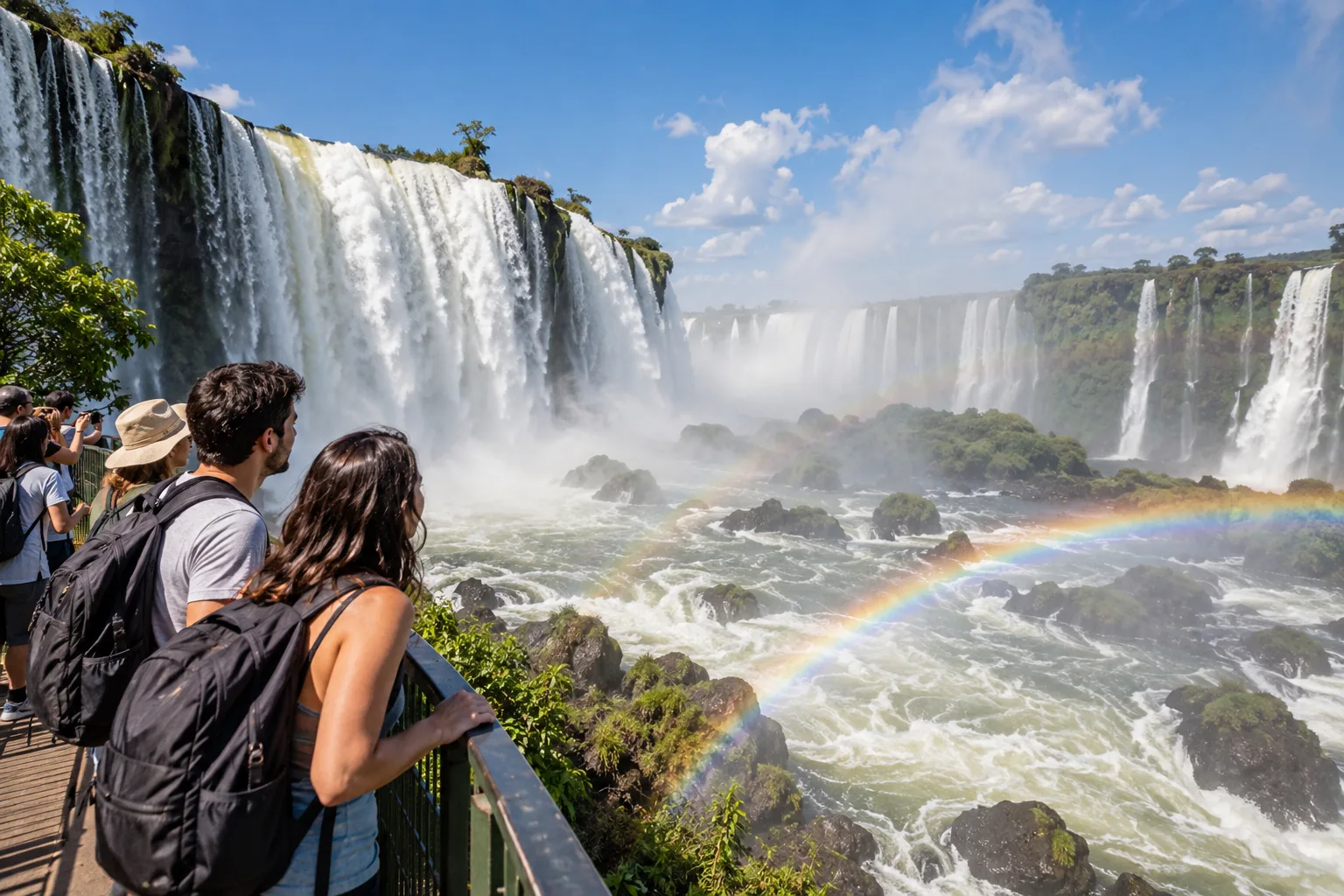 Turistas fazendo compras em Ciudad del Este durante a Black Friday